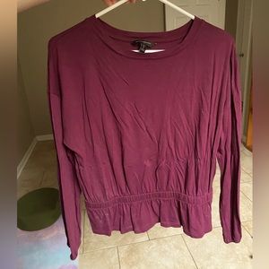 Banana Republic S top with elastic detailing